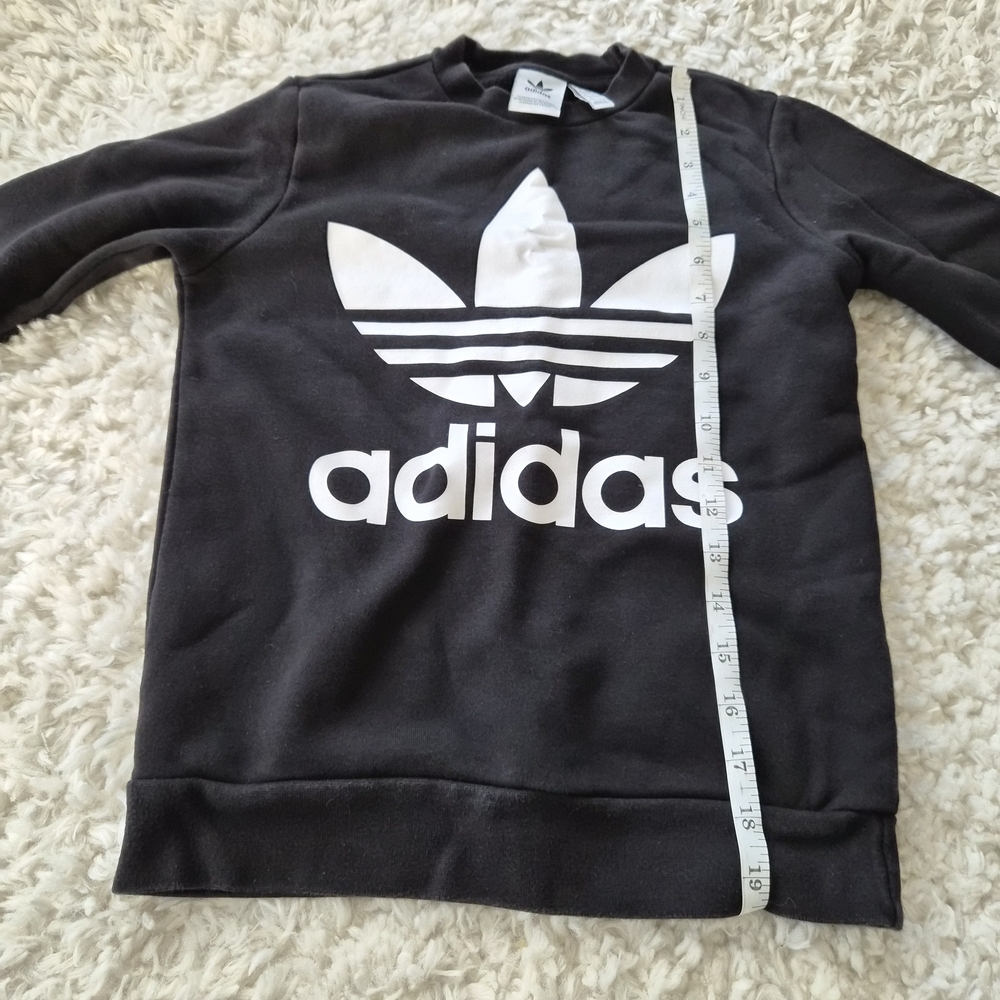 ☆5/$15☆Adidas Originals Black Trefoil Sweatshirt – Youth 9–10Y - Picture 8 of 14